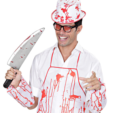 Widmann SRL Nep mes met bloedspetters 48cm