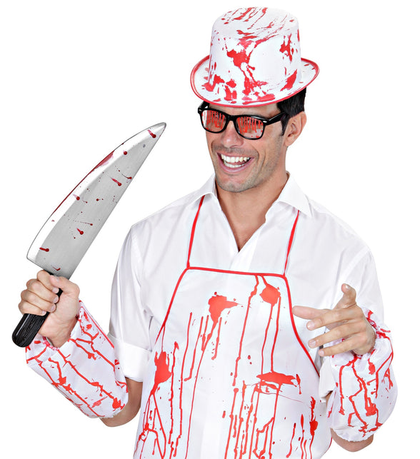 Widmann SRL Nep mes met bloedspetters 48cm