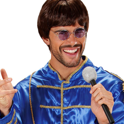 Widmann SRL Nep microfoon zanger glitter