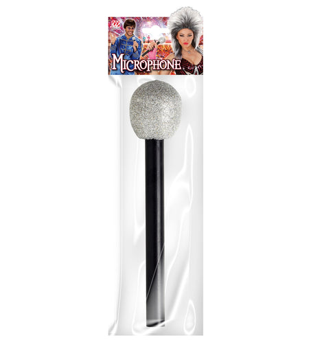Widmann SRL Nep microfoon zanger glitter