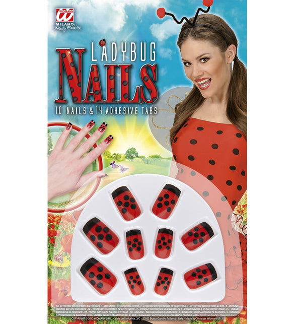 Widmann SRL Nep nagels lieveheersbeestje