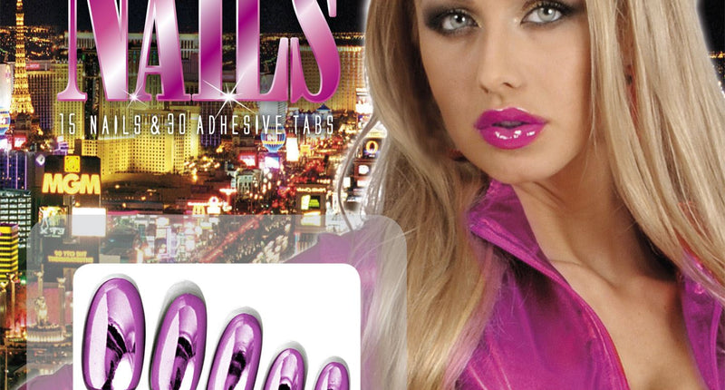 Widmann SRL Nep nagels roze metallic