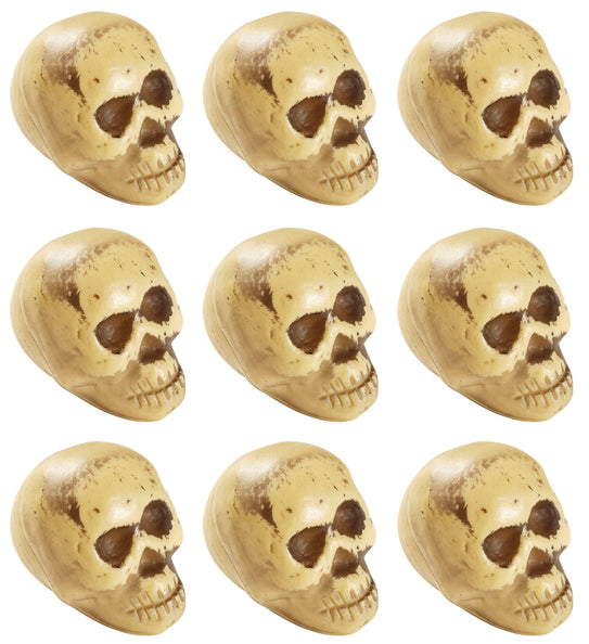 Widmann SRL Nep schedels halloween 8 stuks