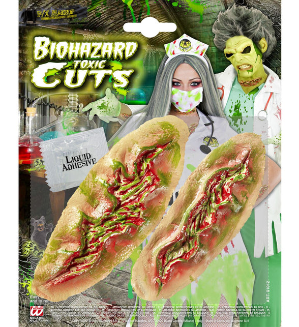 Widmann SRL Nep snijwond radioactief zombie