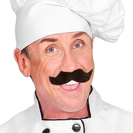 Widmann SRL Nep snor zwart Ambassadeur