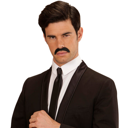 Widmann SRL Nep snorren zwart 12 stuks