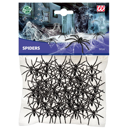 Widmann SRL Nep spinnen zakje 50 stuks