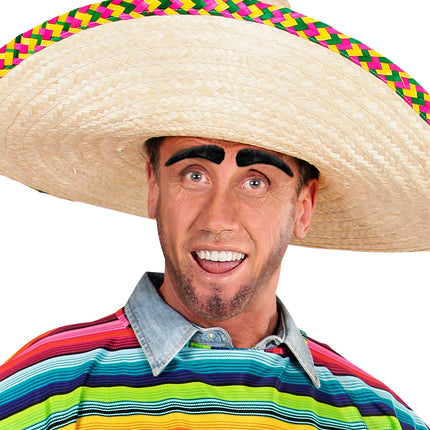 Widmann SRL Nep wenkbrauwen zwart