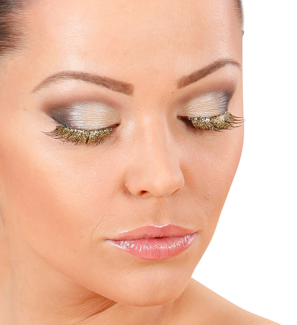 Widmann SRL Nepwimpers glitter goud