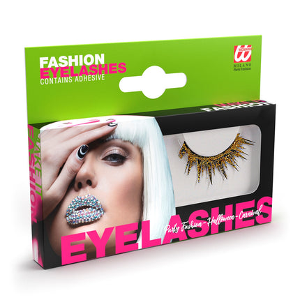 Widmann SRL Nepwimpers glitter goud