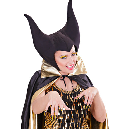 Widmann SRL Nepwimpers goud met nepnagels