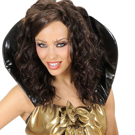 Widmann SRL Nepwimpers zwarte lang gouden punten