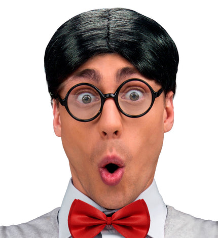 Widmann SRL Nerd pruik schooljongen