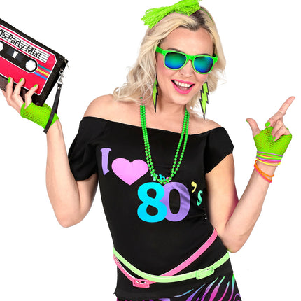 Widmann SRL Net handschoenen neon groen