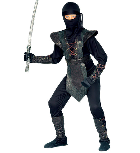 Widmann SRL Ninja kostuum zwart Hosin kind