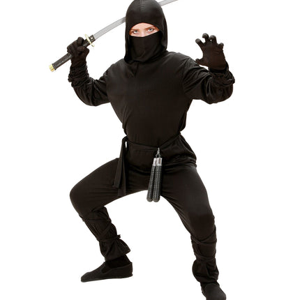 Widmann SRL Ninja pak zwart kind goedkoop