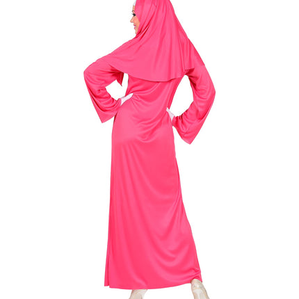 Widmann SRL Nonnen kostuum roze dames