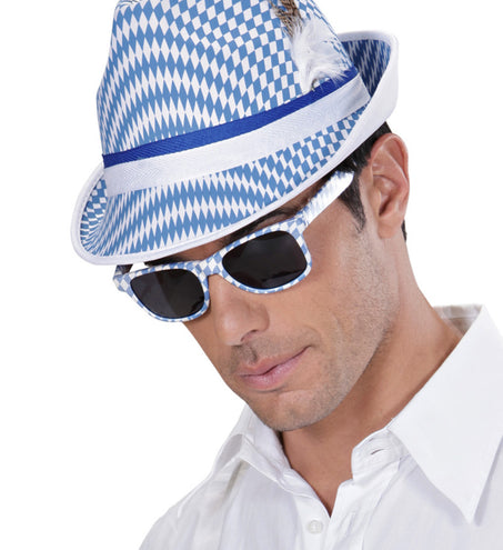 Widmann SRL Oktoberfest bril Beieren blau weiss