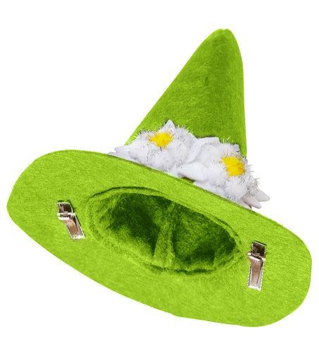 Widmann SRL Oktoberfest hoedje groen met haarclips