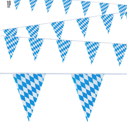 Widmann SRL Oktoberfest vlaggenlijn geblokt