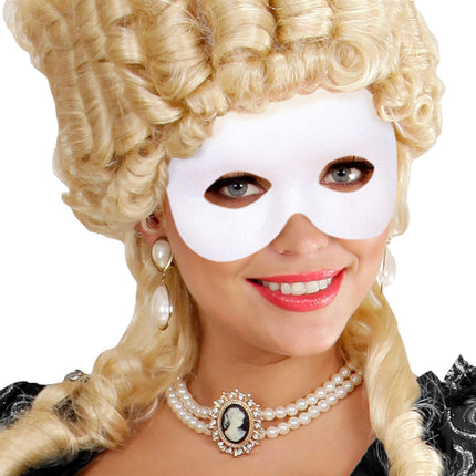 Widmann SRL Oogmasker Fantoom  Wit