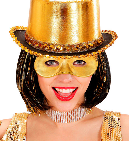 Widmann SRL Oogmasker goud Fiesta