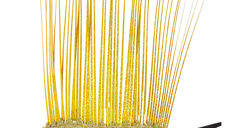 Widmann SRL oogmasker goud met lange punten