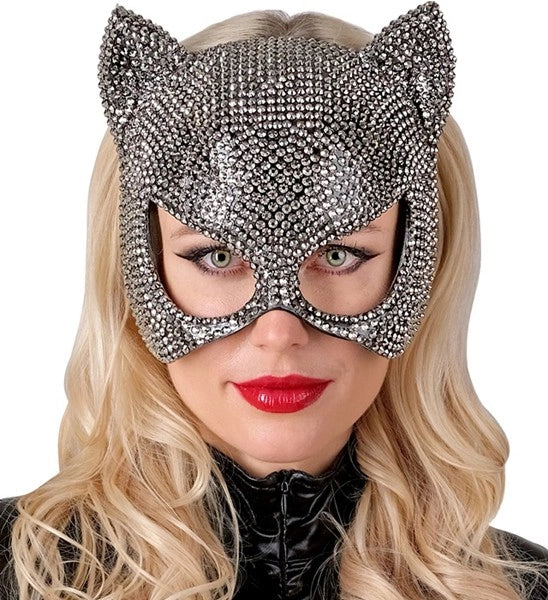 Widmann SRL Oogmasker kat strass Niek