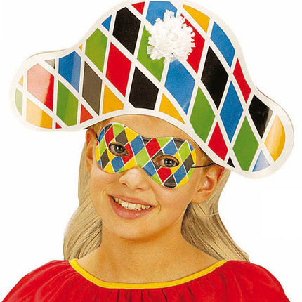 Widmann SRL Oogmasker kinderen kleuren