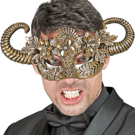 Widmann SRL Oogmasker Ram goud luxe