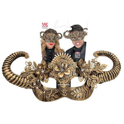 Widmann SRL Oogmasker Ram goud luxe