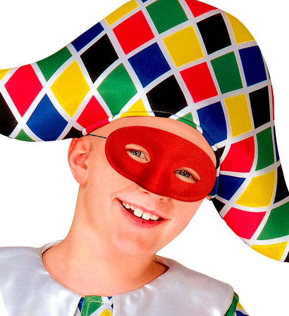 Widmann SRL Oogmasker rood Domino