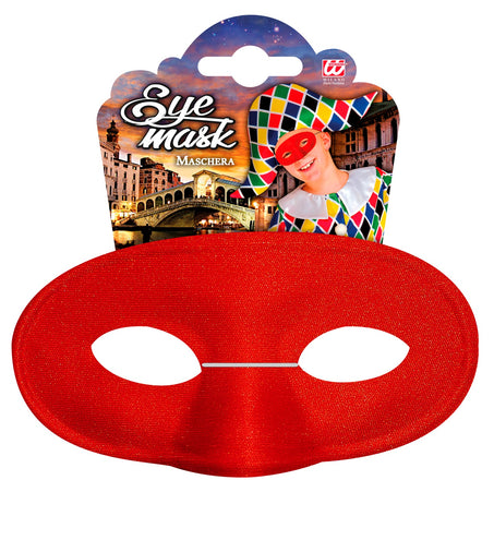 Widmann SRL Oogmasker rood Domino