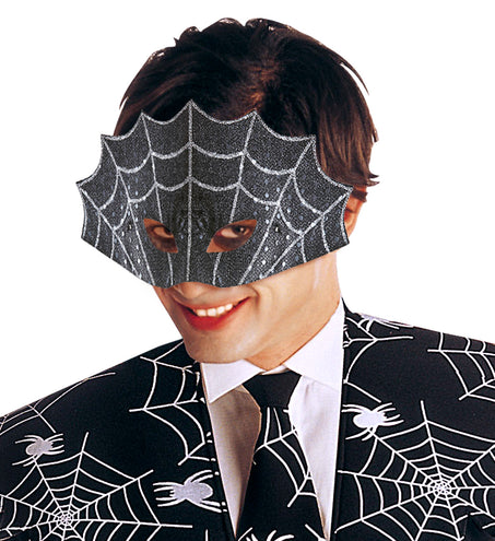 Widmann SRL Oogmasker spinnenweb heks