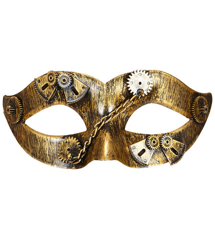 Widmann SRL Oogmasker steampunk goud