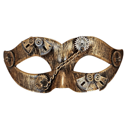Widmann SRL Oogmasker steampunk goud