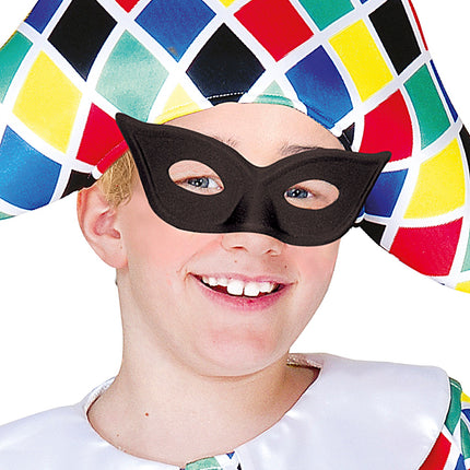 Widmann SRL Oogmasker vlinder zwart kinderen