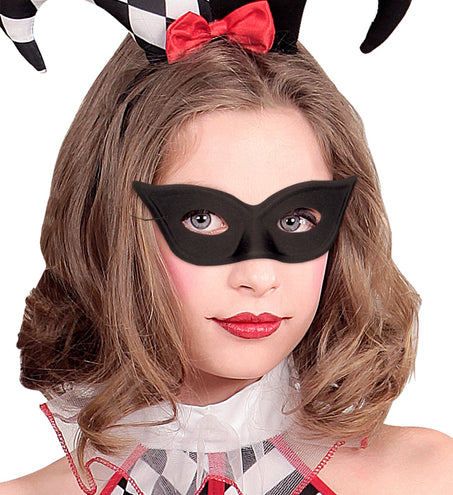 Widmann SRL Oogmasker vlinder zwart kinderen