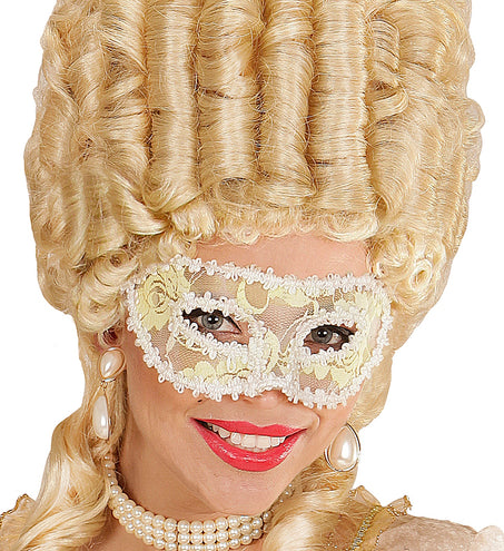 Widmann SRL Oogmaskers met witte roos