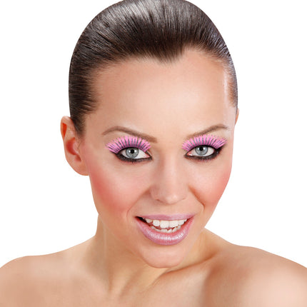 Widmann SRL Oogwimpers Laser Fashion roze