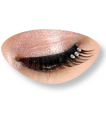 Widmann SRL Oogwimpers Zwart Met Strass Steentjes