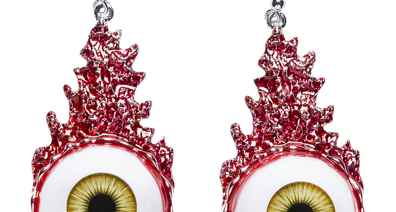 Widmann SRL Oorbellen bloedende ogen