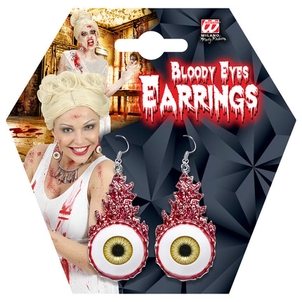 Widmann SRL Oorbellen bloedende ogen