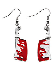 Widmann SRL Oorbellen hakmes met bloed