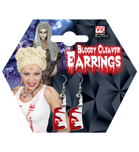 Widmann SRL Oorbellen hakmes met bloed