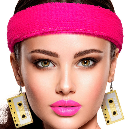 Widmann SRL Oorbellen jaren 80 cassetteband