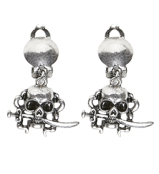 Widmann SRL Oorbellen piraat met schedel