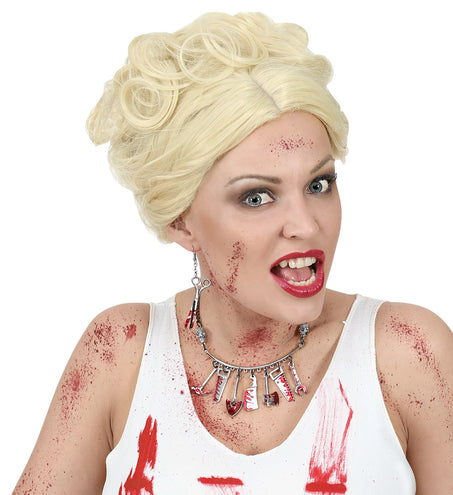 Widmann SRL Oorbellen schaar met bloed