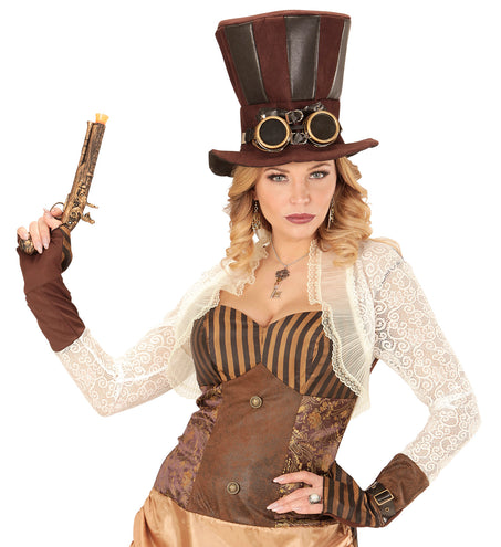 Widmann SRL Oorbellen steampunk met vleugels