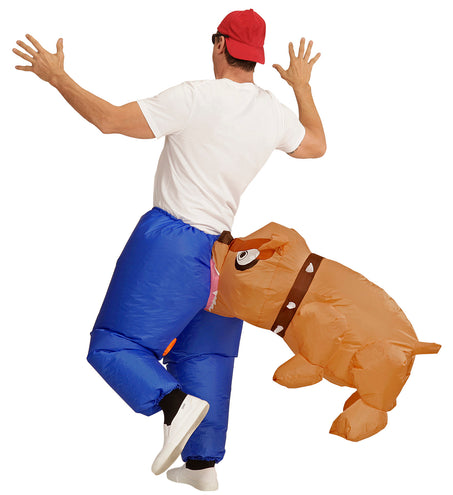 Widmann SRL Opblaasbaar bijtende bulldog pak